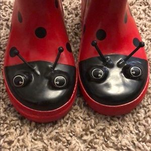 Advent Calendars Kidorable Red Ladybug Natural Rubber Rain Boots With A Pull Ladybug Costume